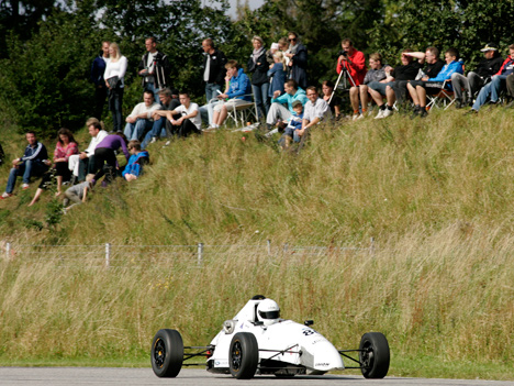 Nick Palk klarede sig bedste af debutanterne på Ring Djursland.
(Foto: Henning Smed)